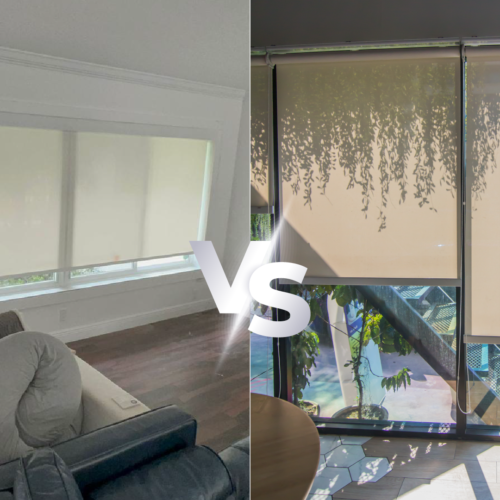 What is the difference betweenRoller Shades and Solar Shades?